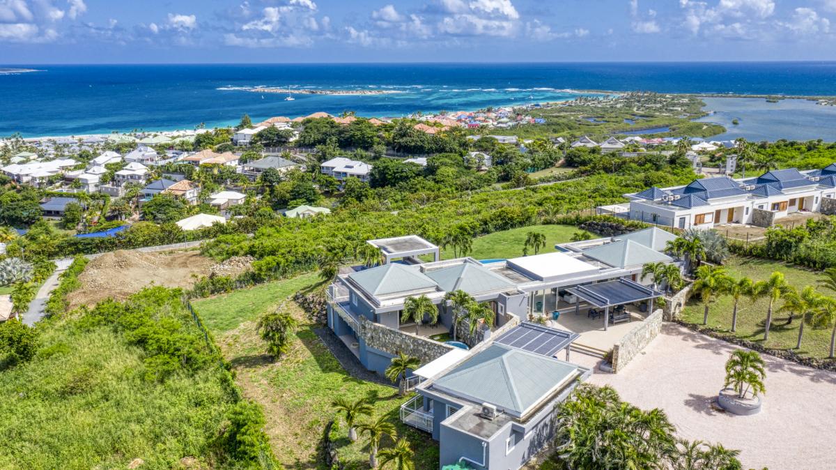 Location Villa Baie Orientale Saint Martin-vue hauteur-49